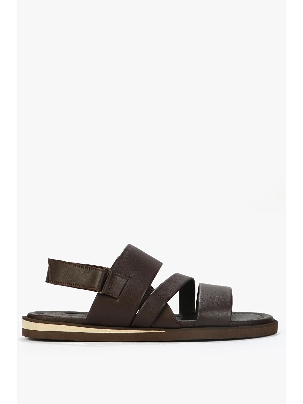 Kahverengi Setenil Kahve Erkek Sandalet-1