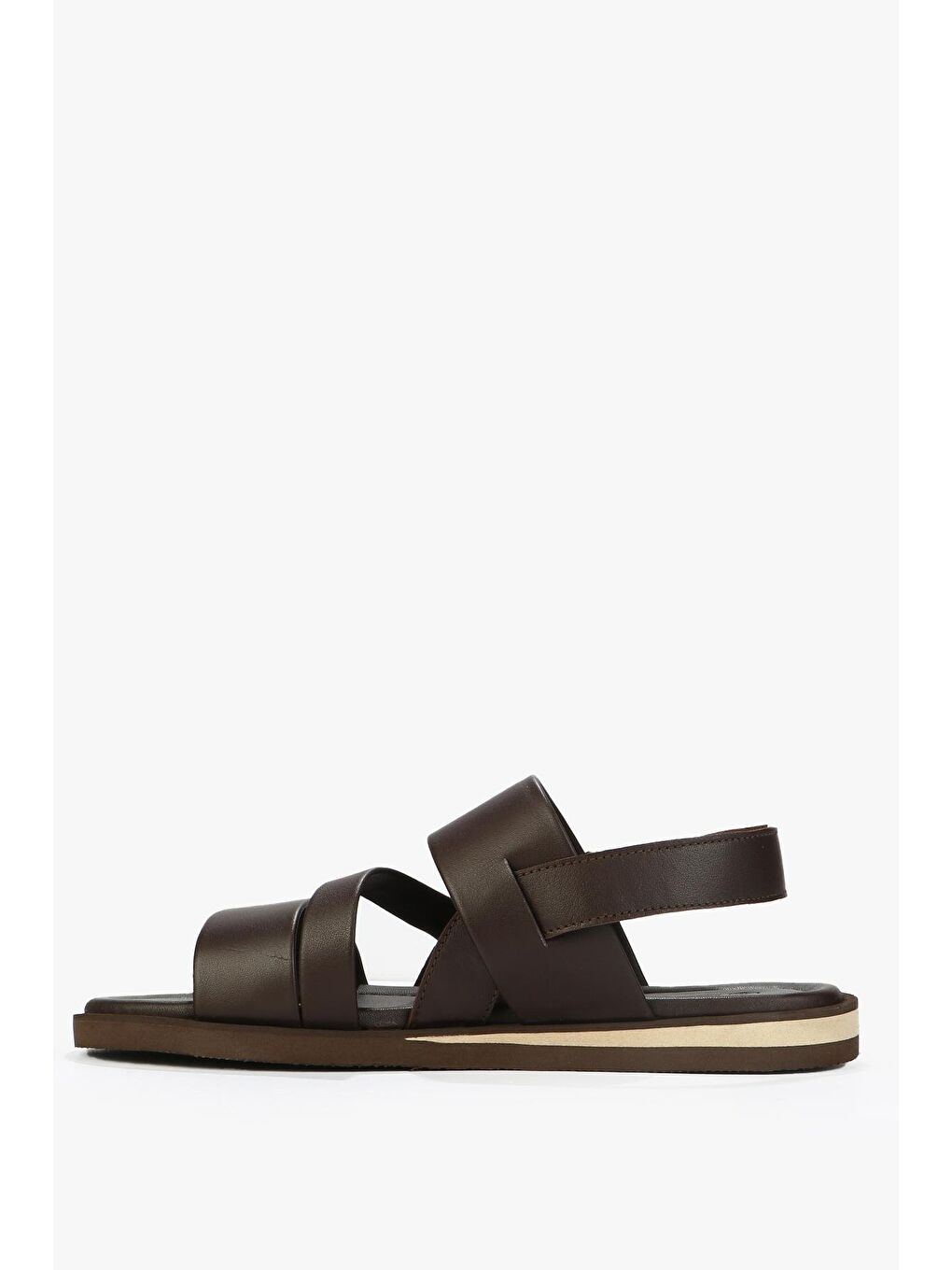 Kahverengi Setenil Kahve Erkek Sandalet-2