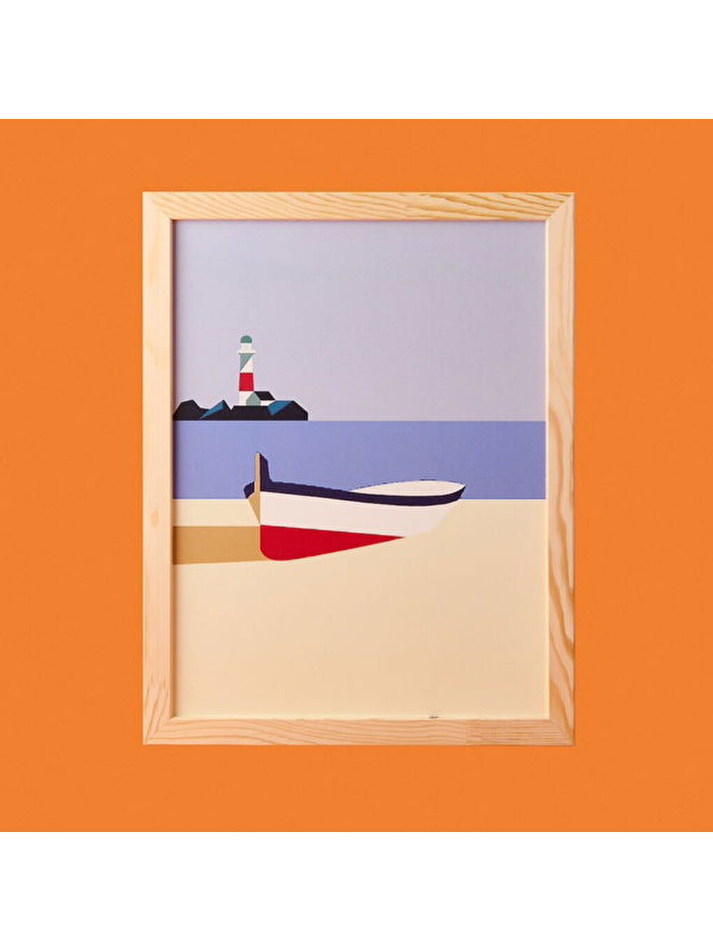 Deco Nautical Fun Duvar Panosu - Mavi - 30x40 cm-1