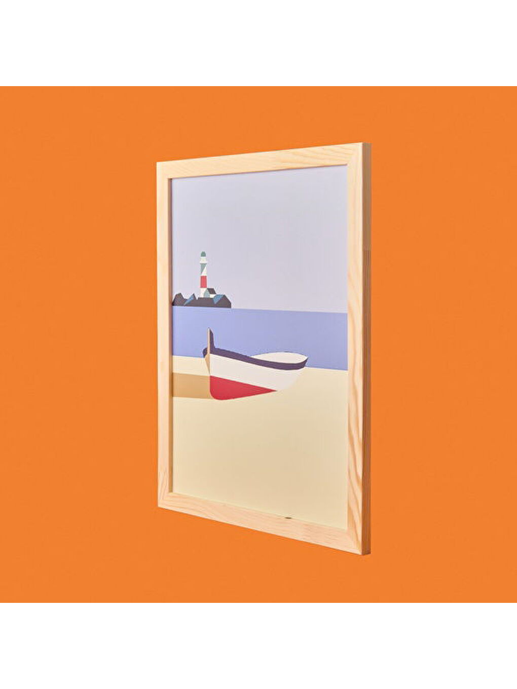 Deco Nautical Fun Duvar Panosu - Mavi - 30x40 cm-3