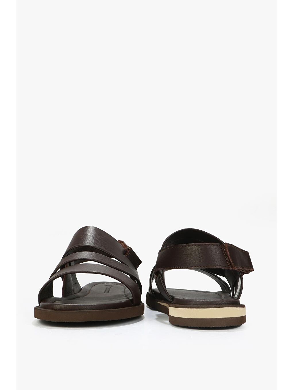 Kahverengi Setenil Kahve Erkek Sandalet-3