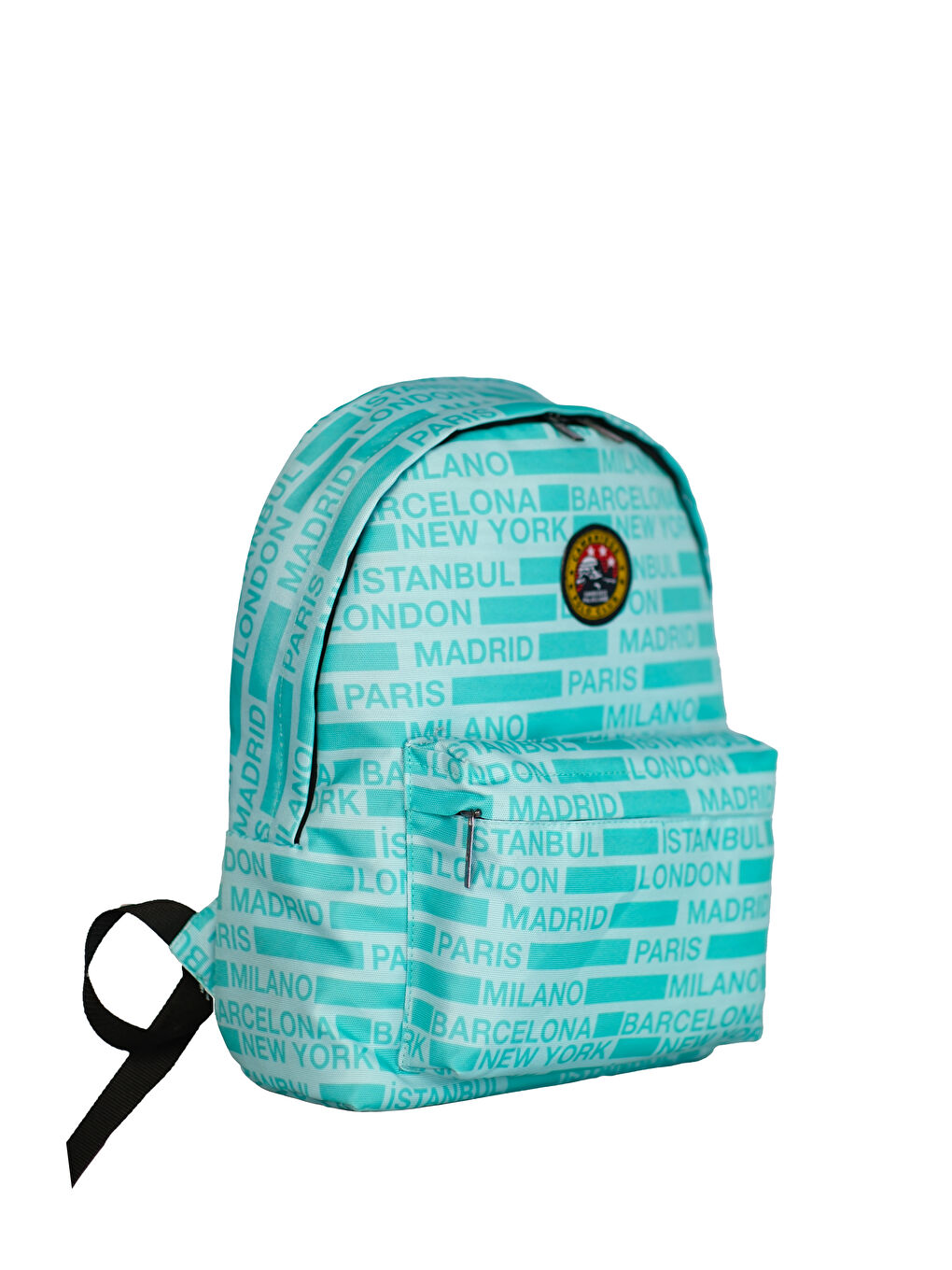 Turkuaz Cities II Ön Cepli Unisex Sırt Çantası-1