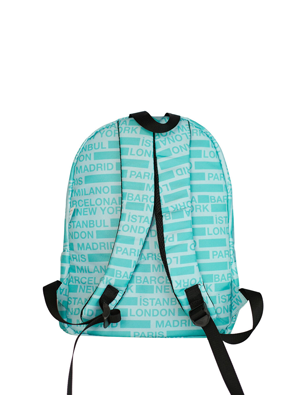 Turkuaz Cities II Ön Cepli Unisex Sırt Çantası-3