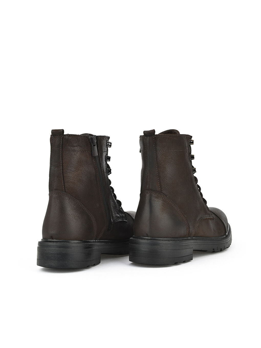 Kahverengi Erkek Hakiki Deri Bot 1431040ZK18002 Kahve-2