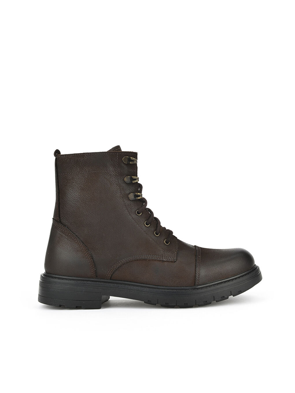 Kahverengi Erkek Hakiki Deri Bot 1431040ZK18002 Kahve-4