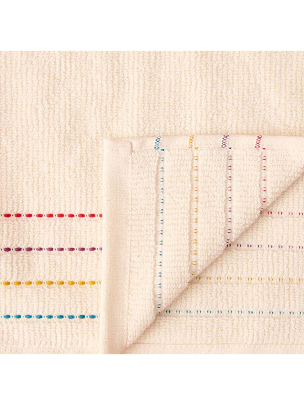 Soft Bead Yüz Havlusu - Bej - 50x90 cm-1