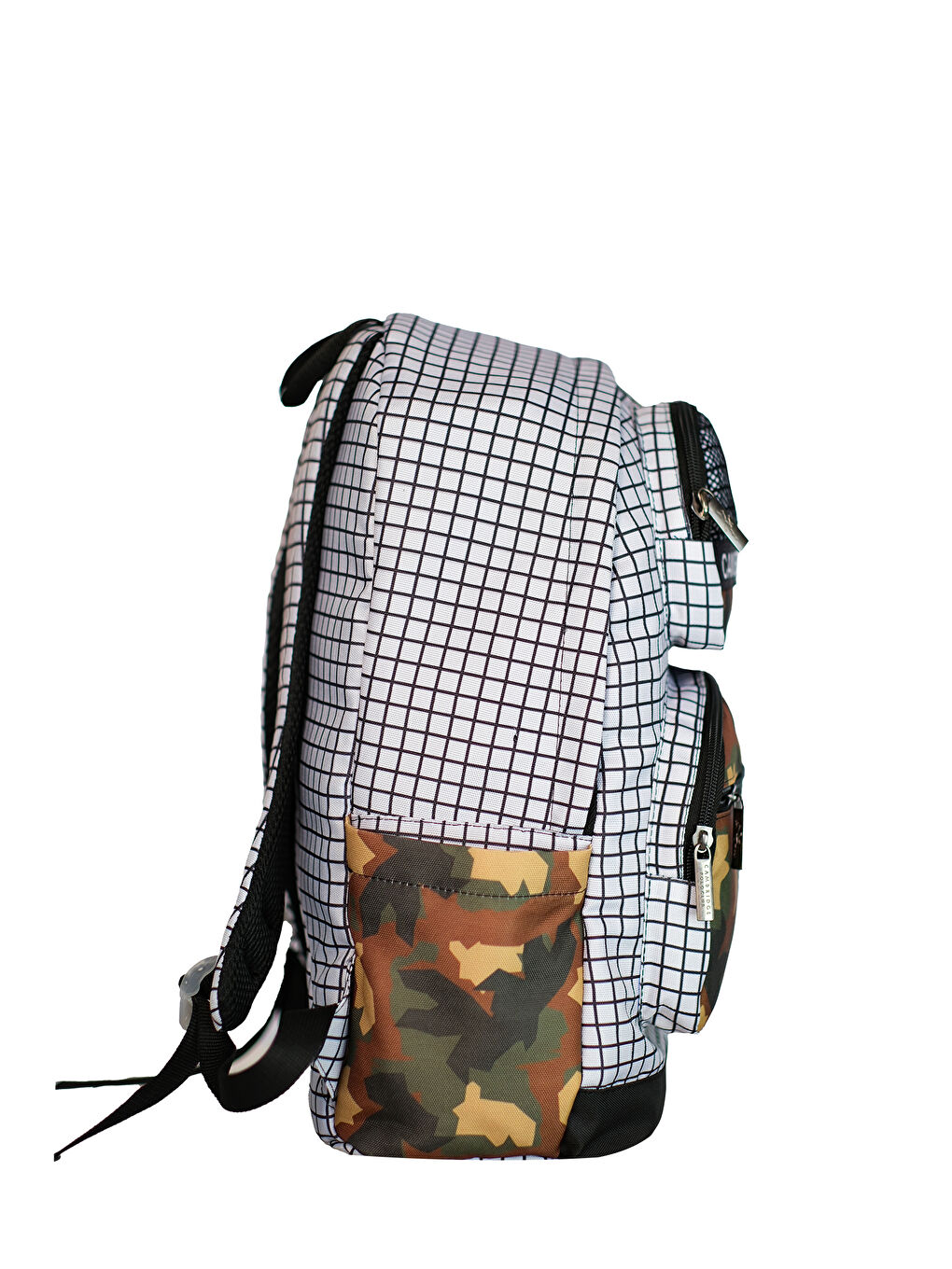 Yeşil Kamuflaj Üç Ön Cepli Sırt Çantası-2