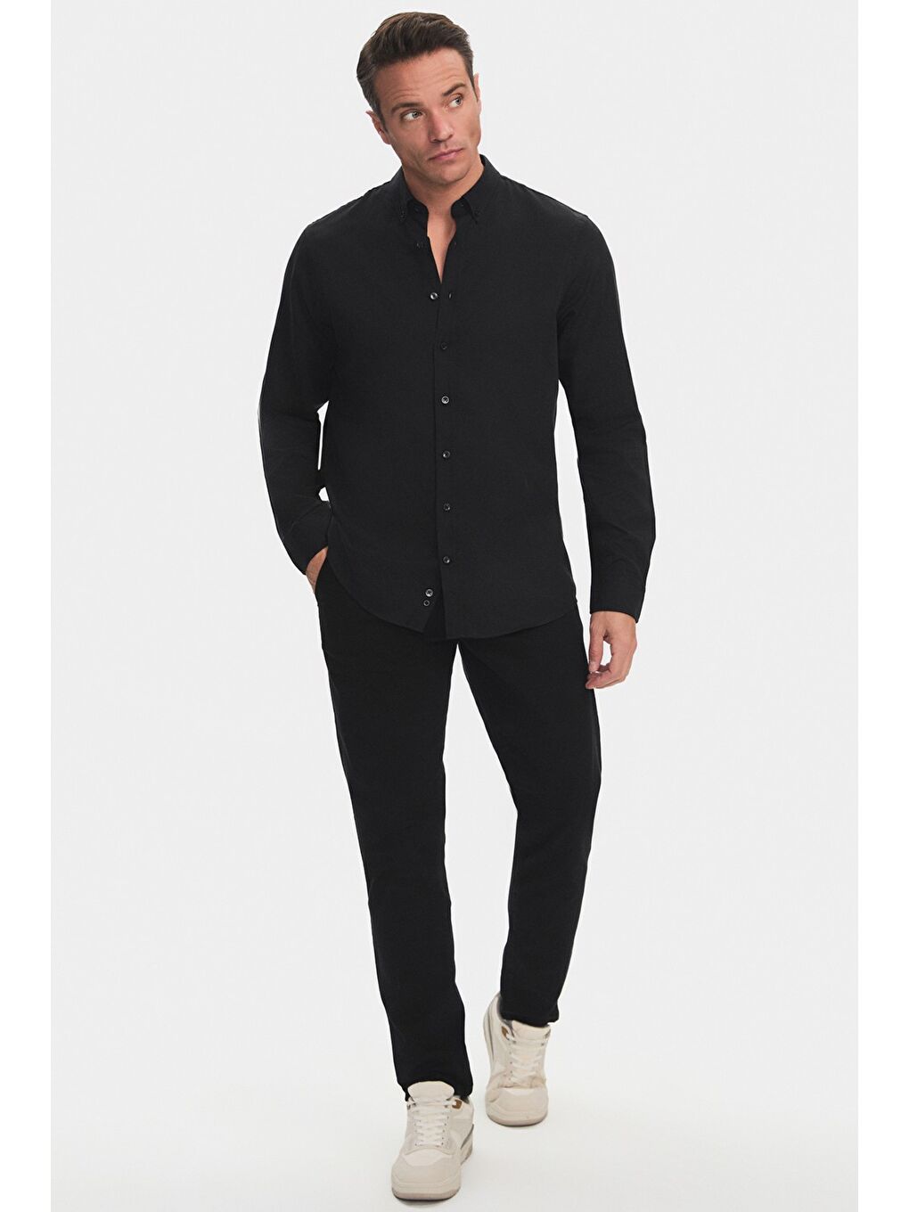 Siyah Exclusive Erkek Oversize Gömlek