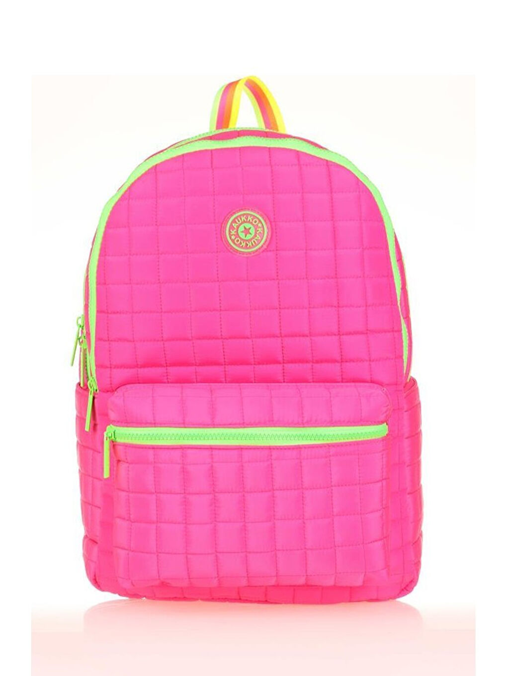 Kaukko Pembe Quilted Sırt Çantası  Pink