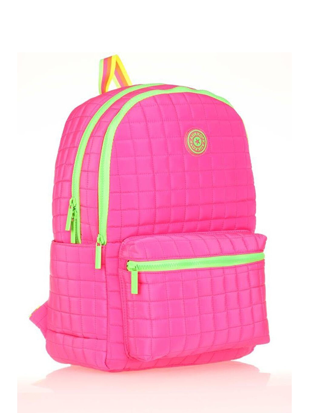 Kaukko Pembe Quilted Sırt Çantası  Pink - 1