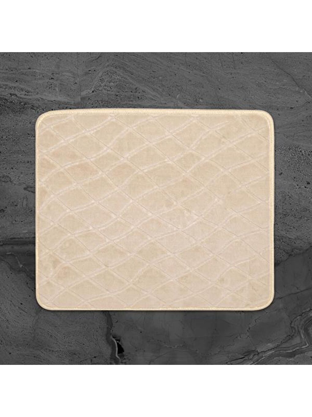 Bej Soft Holly 2'li Banyo Paspası - Taş - 60x100 cm + 50x60 cm-3