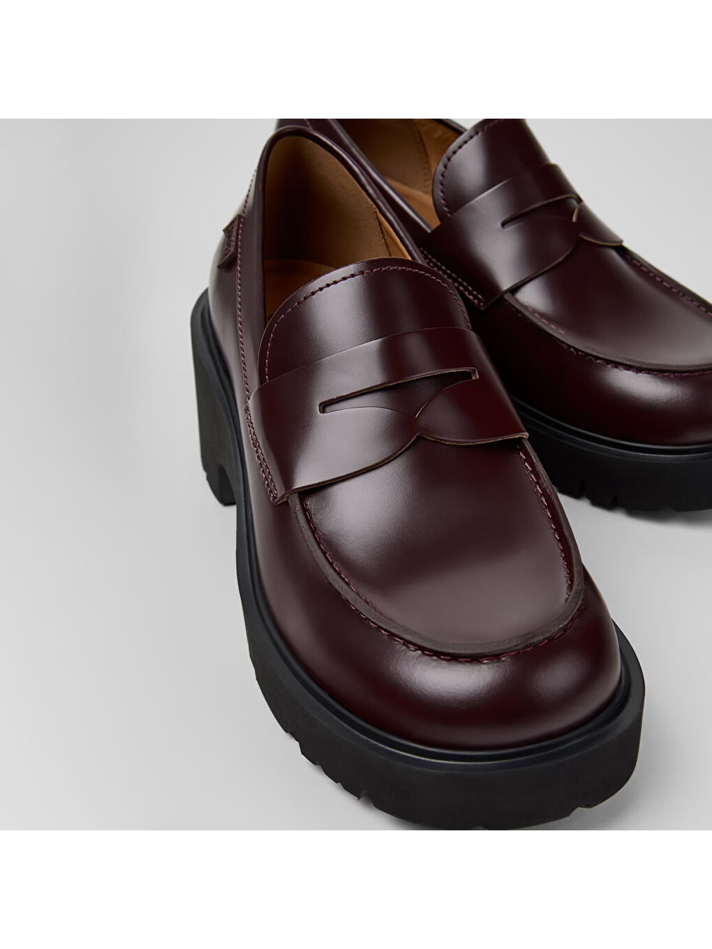 Bordo Kadın Oxford ( Klasik) K201425-030 Milah Burgundy-1