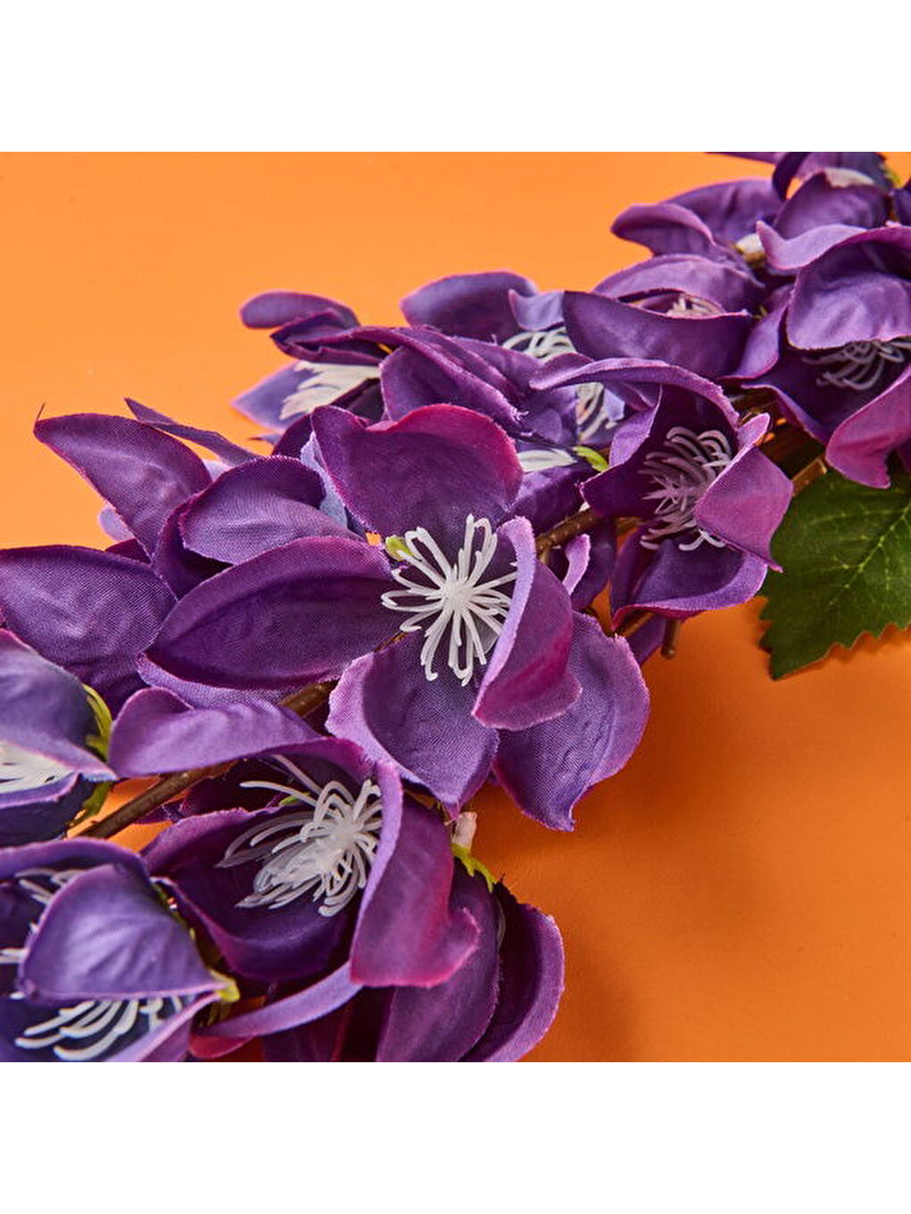 Deco Enkianthus Yapay Çiçek - Mor - 87 cm-1