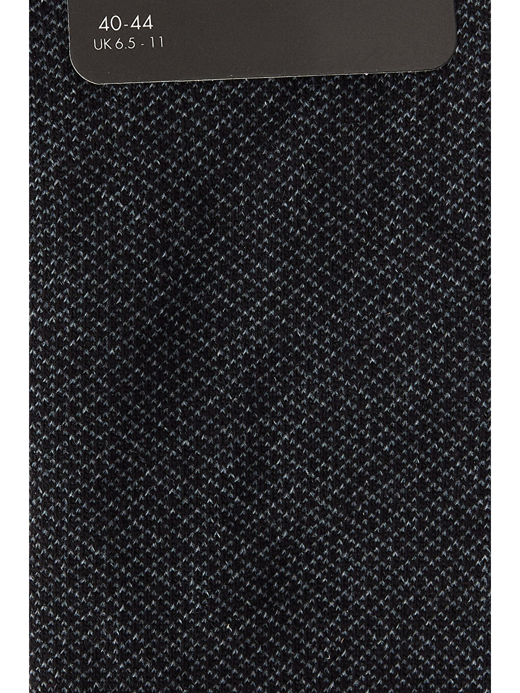 Erkek Siyah-Gri Desenli Pamuklu Soket Çorap-1