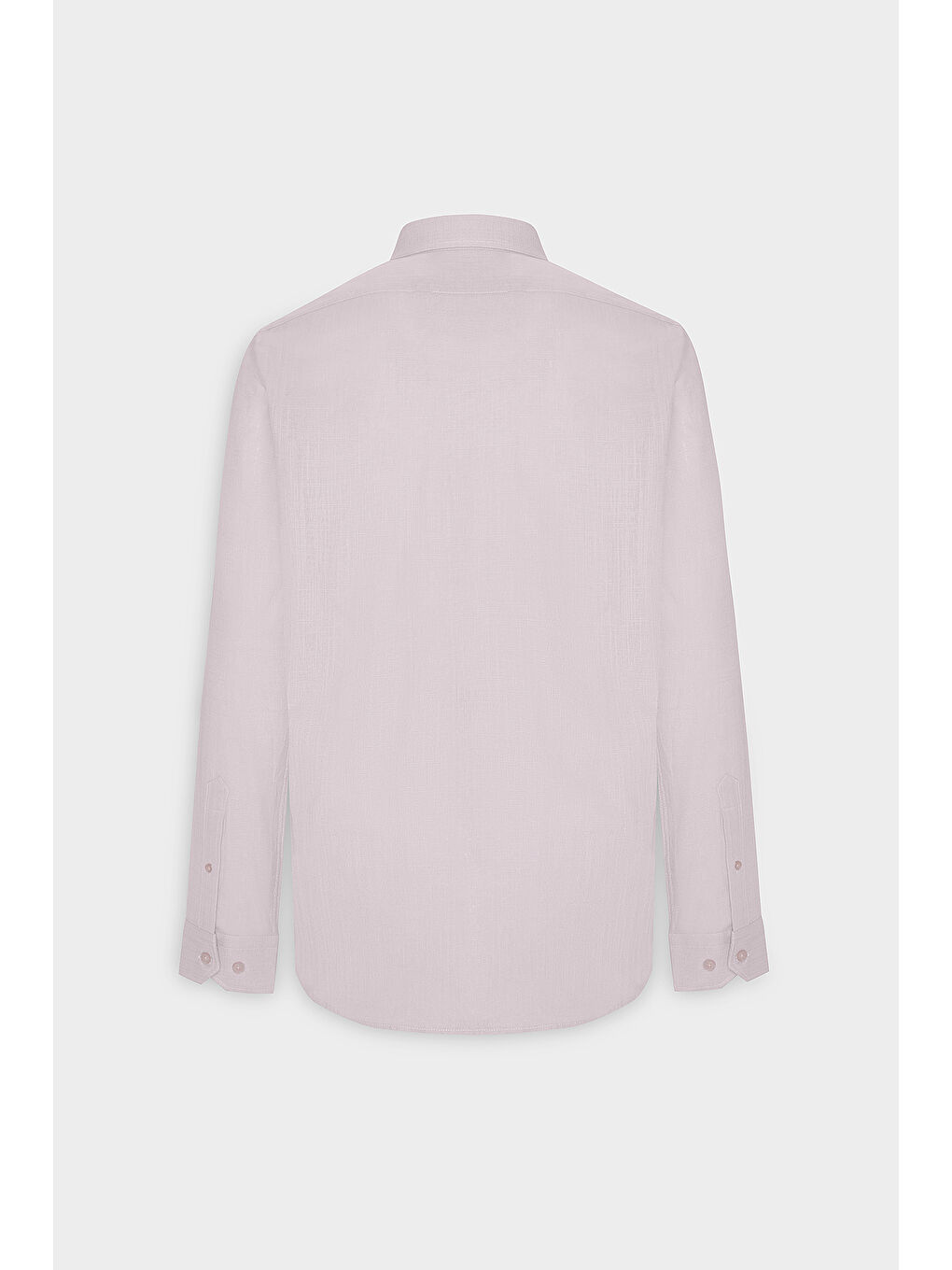 Erkek Pembe %100 Pamuk Oxford Slim Fit Dar Kesim Düğmeli Yaka Flamlı Gömlek-11