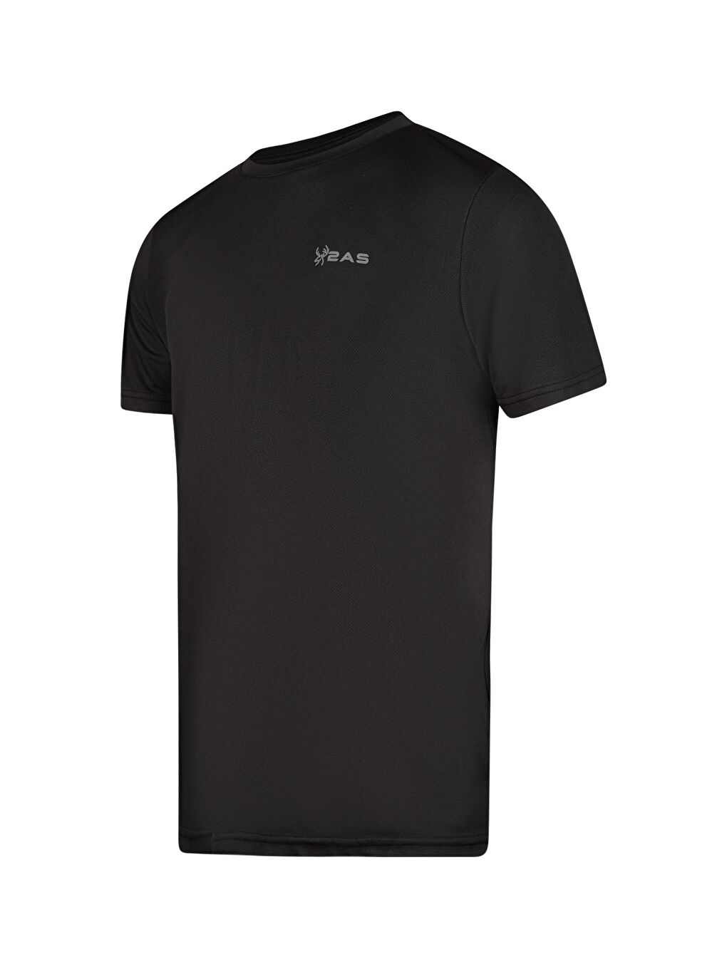 Fiji Sıfır Yaka Tişört Siyah-1