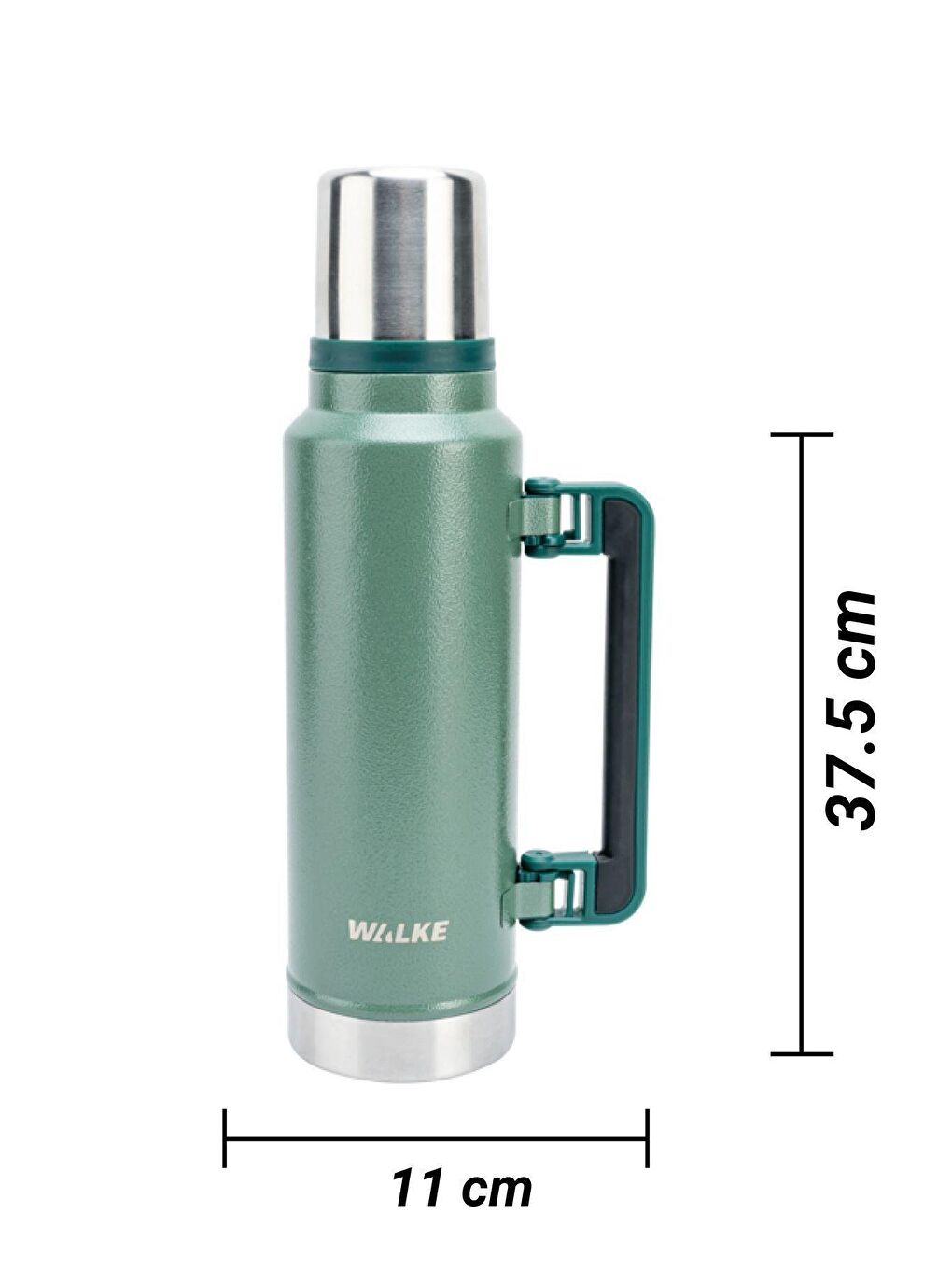 Yeşil Luxury Vakumlu Çelik Termos 2 Litre-2