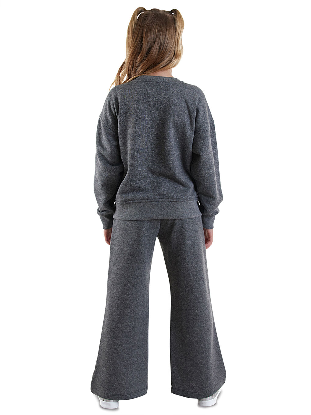 Kız Çocuk Gri Eşofman Takımı-1