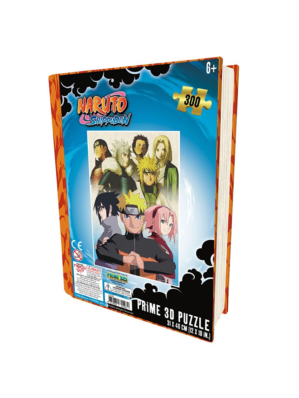 Prime 3D Renksiz Naruto Shippuden 300 Parça Puzzle 35598 - Metal Kutu - 1