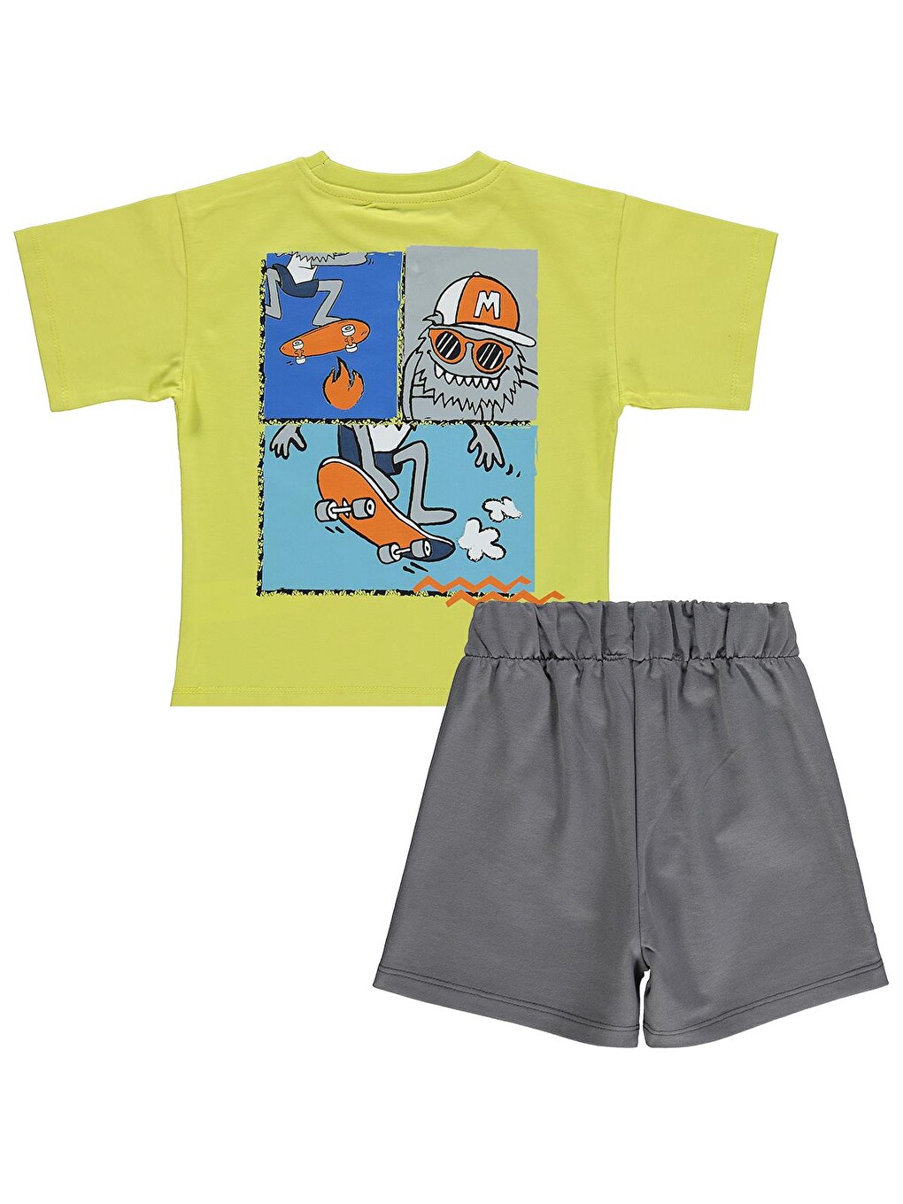 Boys Fun Time 2-5 Yaş Takım - Sarı-2