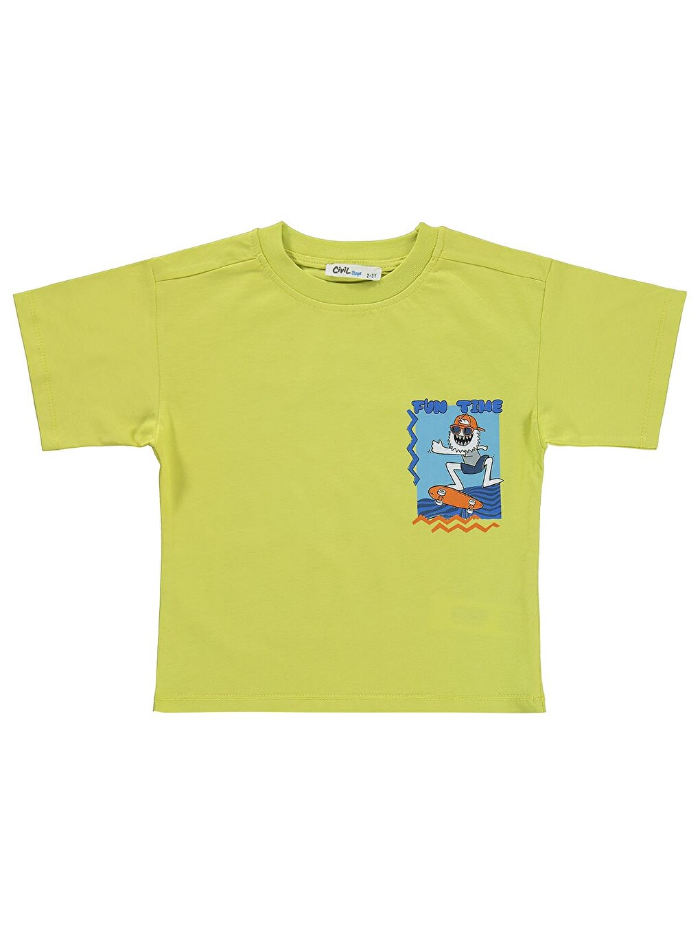 Boys Fun Time 2-5 Yaş Takım - Sarı-3