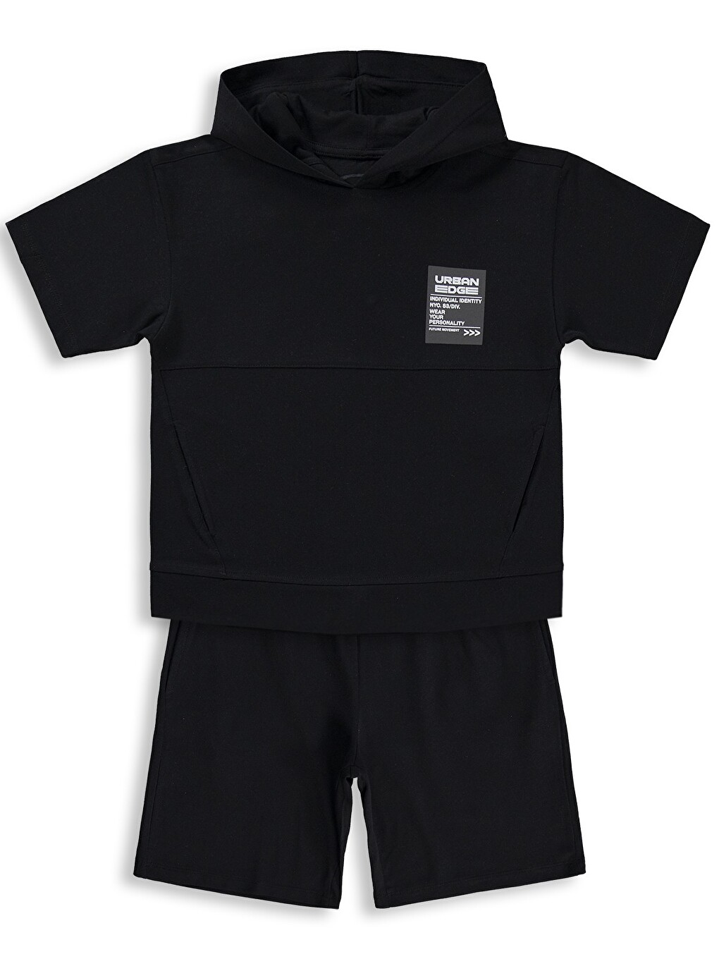 Boys Urban Etiketli 6-9 Yaş Takım - Siyah