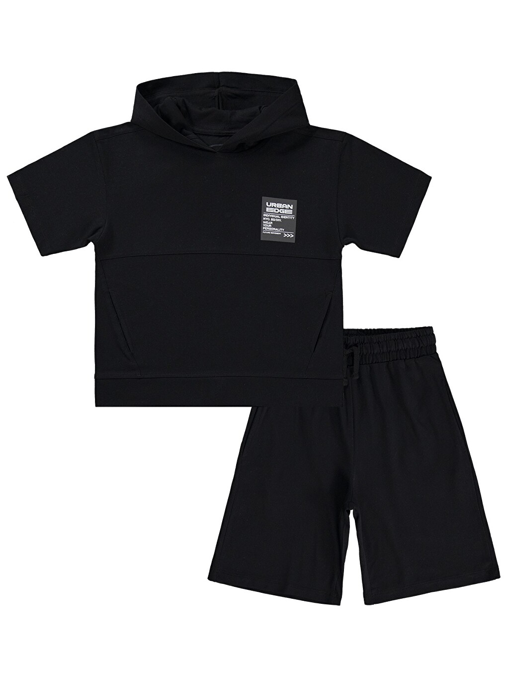Boys Urban Etiketli 6-9 Yaş Takım - Siyah-3