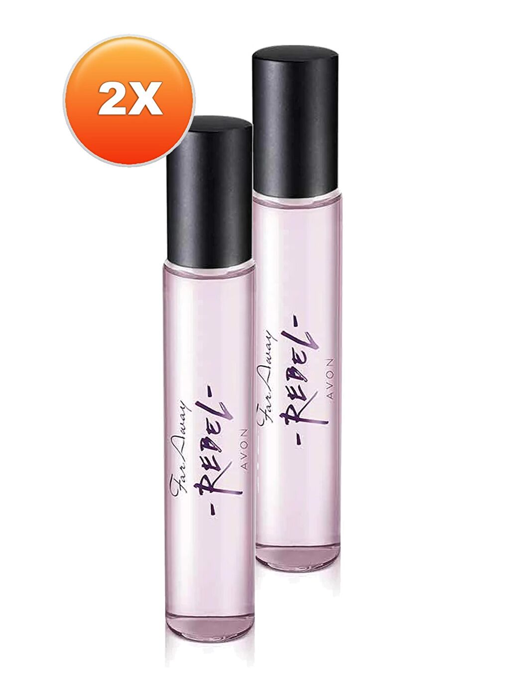 AVON Renksiz Far Away Rebel Kadın Parfüm Edp 10 Ml. İkili Set - 1