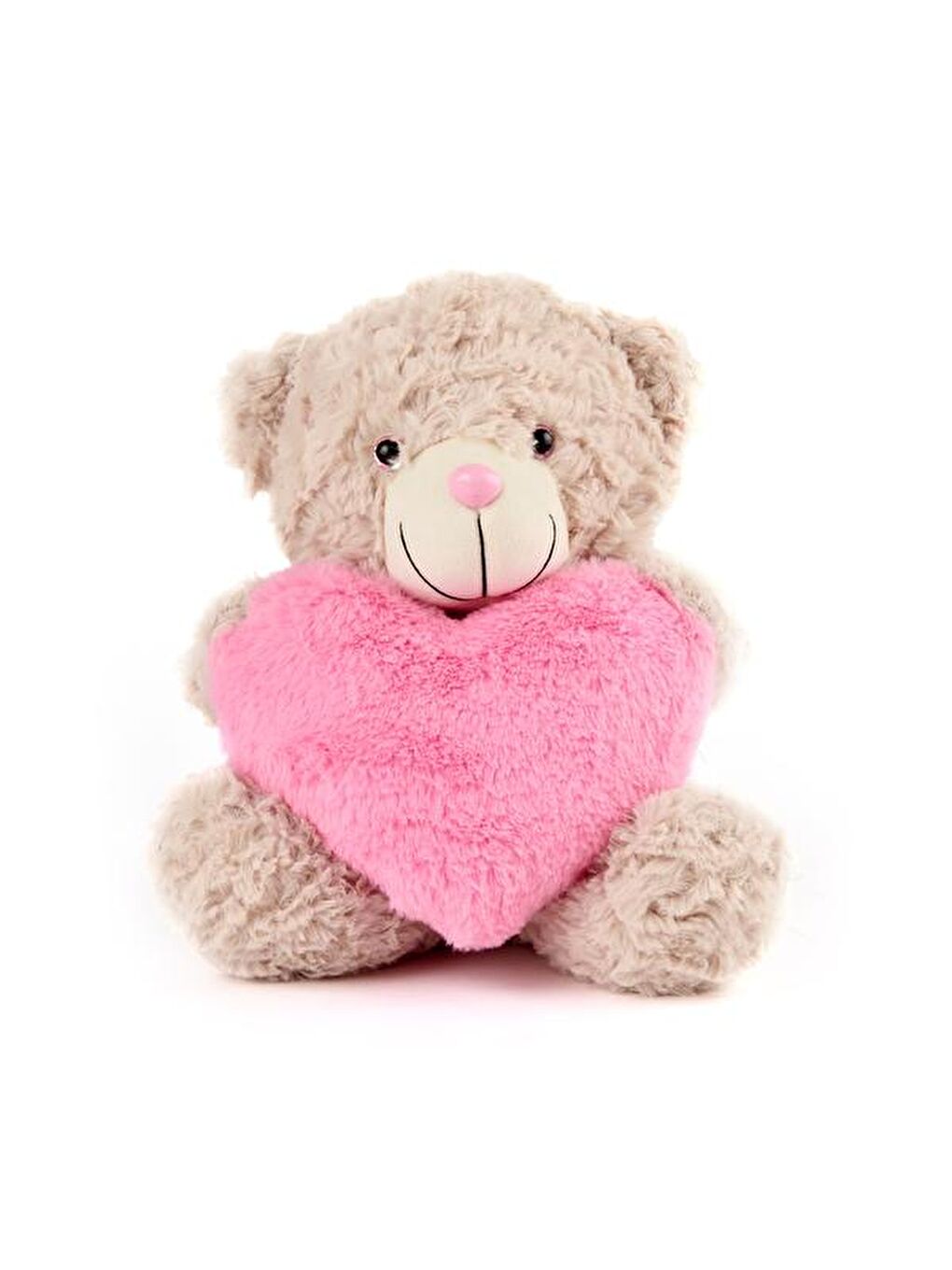 Soft Kalpli Ayıcık Figürlü Yastık - Bej - 35x15 cm-2