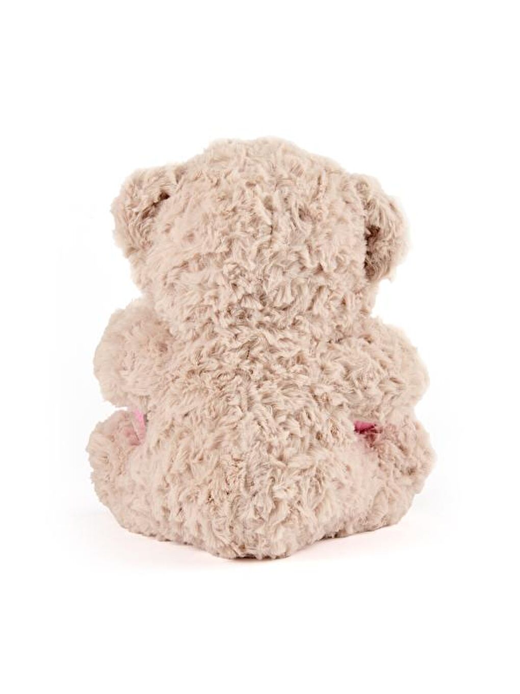 Soft Kalpli Ayıcık Figürlü Yastık - Bej - 35x15 cm-3