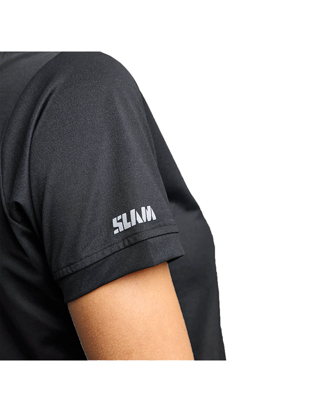 Ws Tech Pique Polo Kadın Siyah Tişört-2