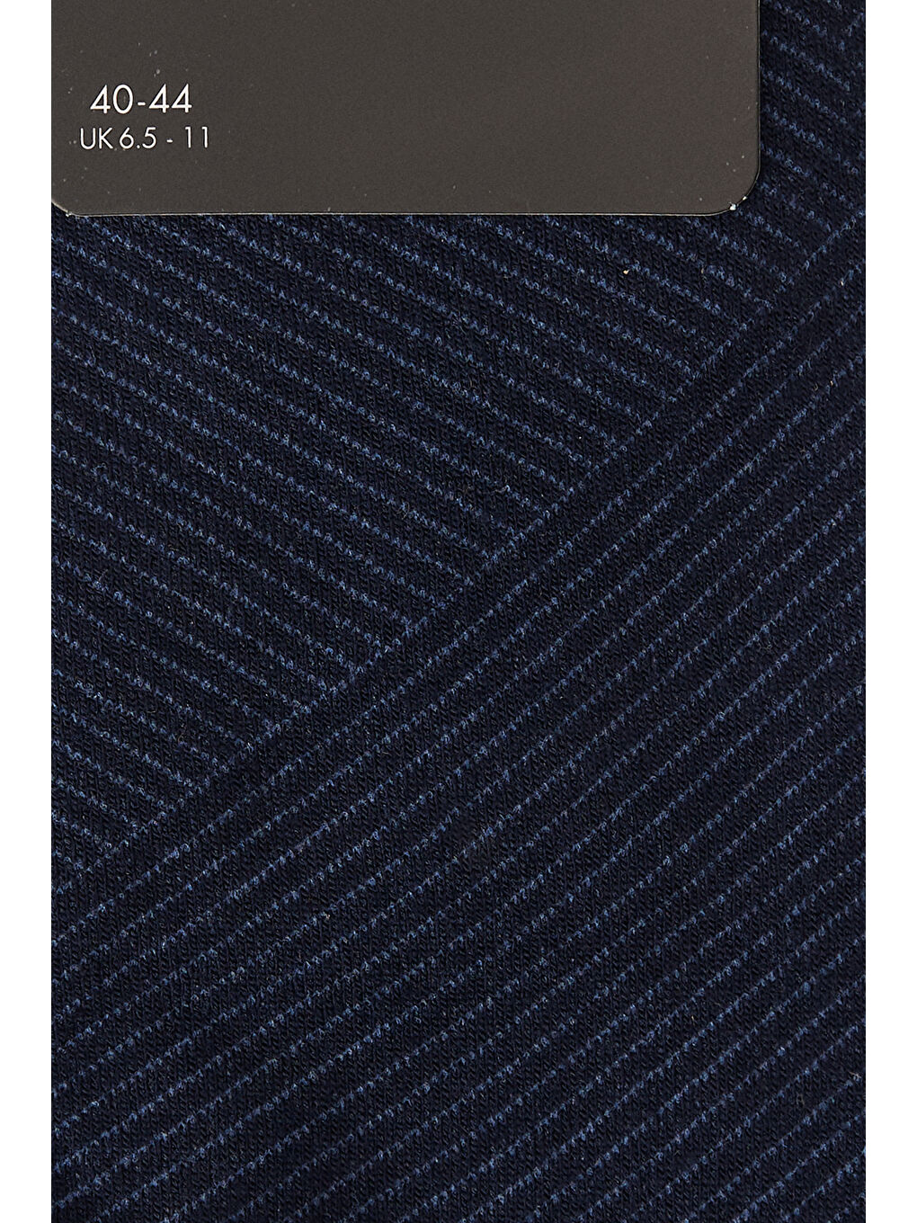 Erkek Lacivert-Mavi Desenli Bambulu Soket Çorap-1