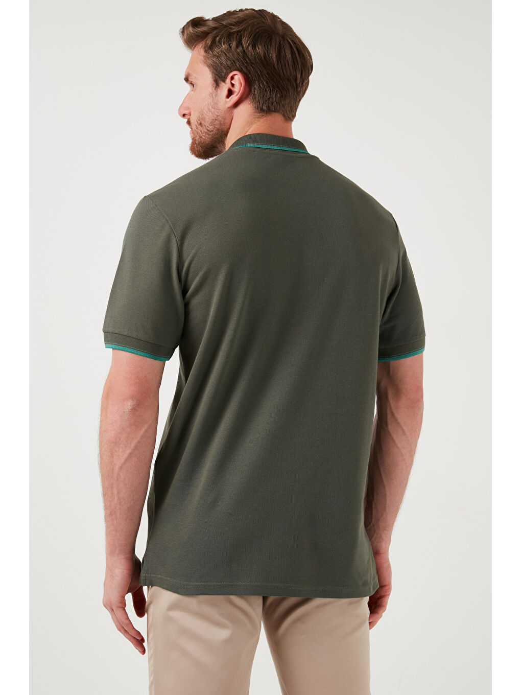 Lacivert Pamuklu Regular Fit 3'lü Paket Polo Yaka T Shirt 59029641827S3-4