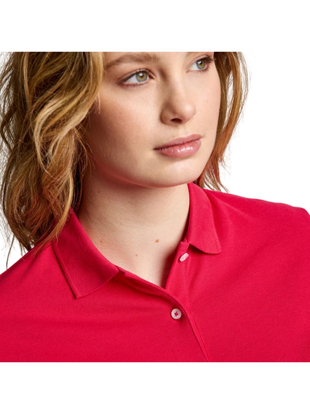 Deck Ws Polo Ss Kadın Pembe Polo Tişört-2