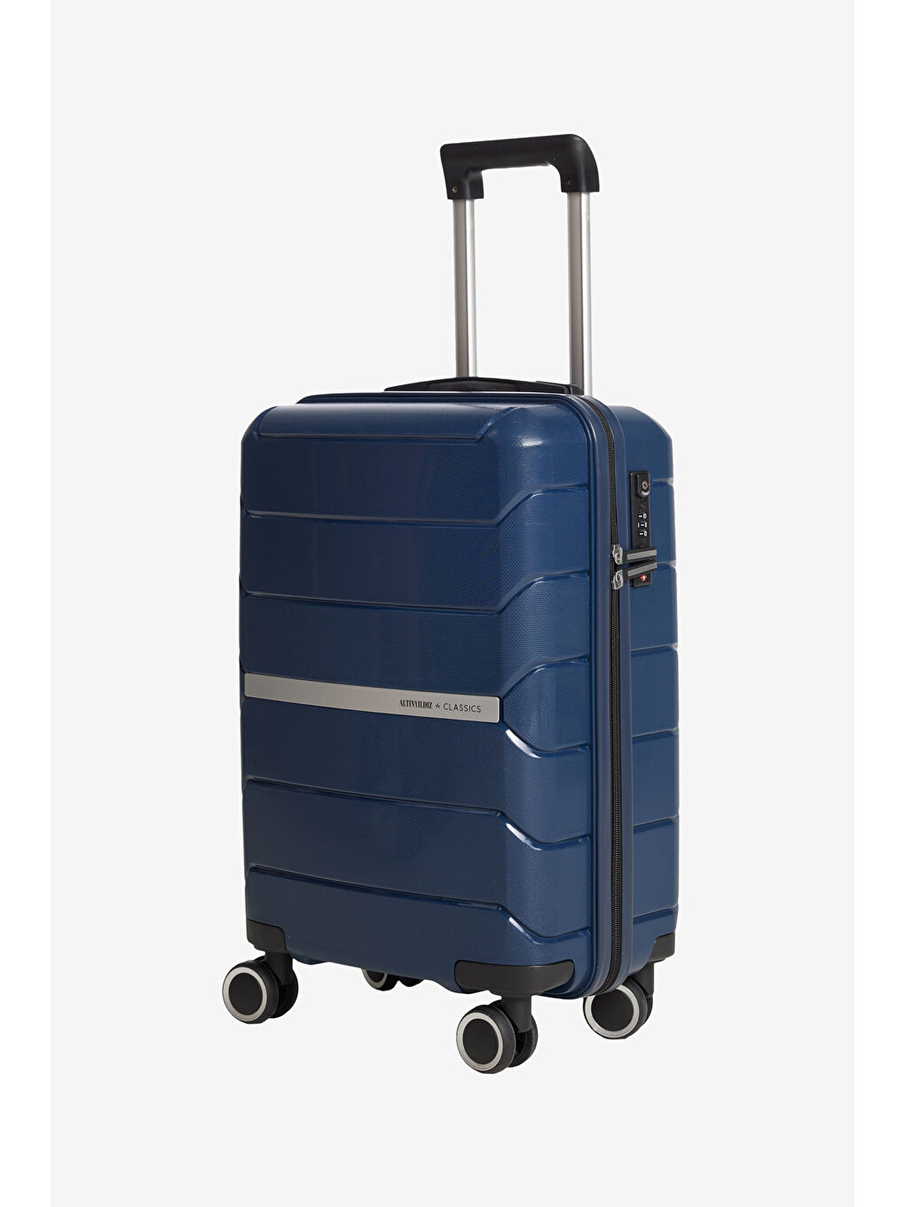 Erkek Lacivert Kabin (Küçük) Boy Valiz-1