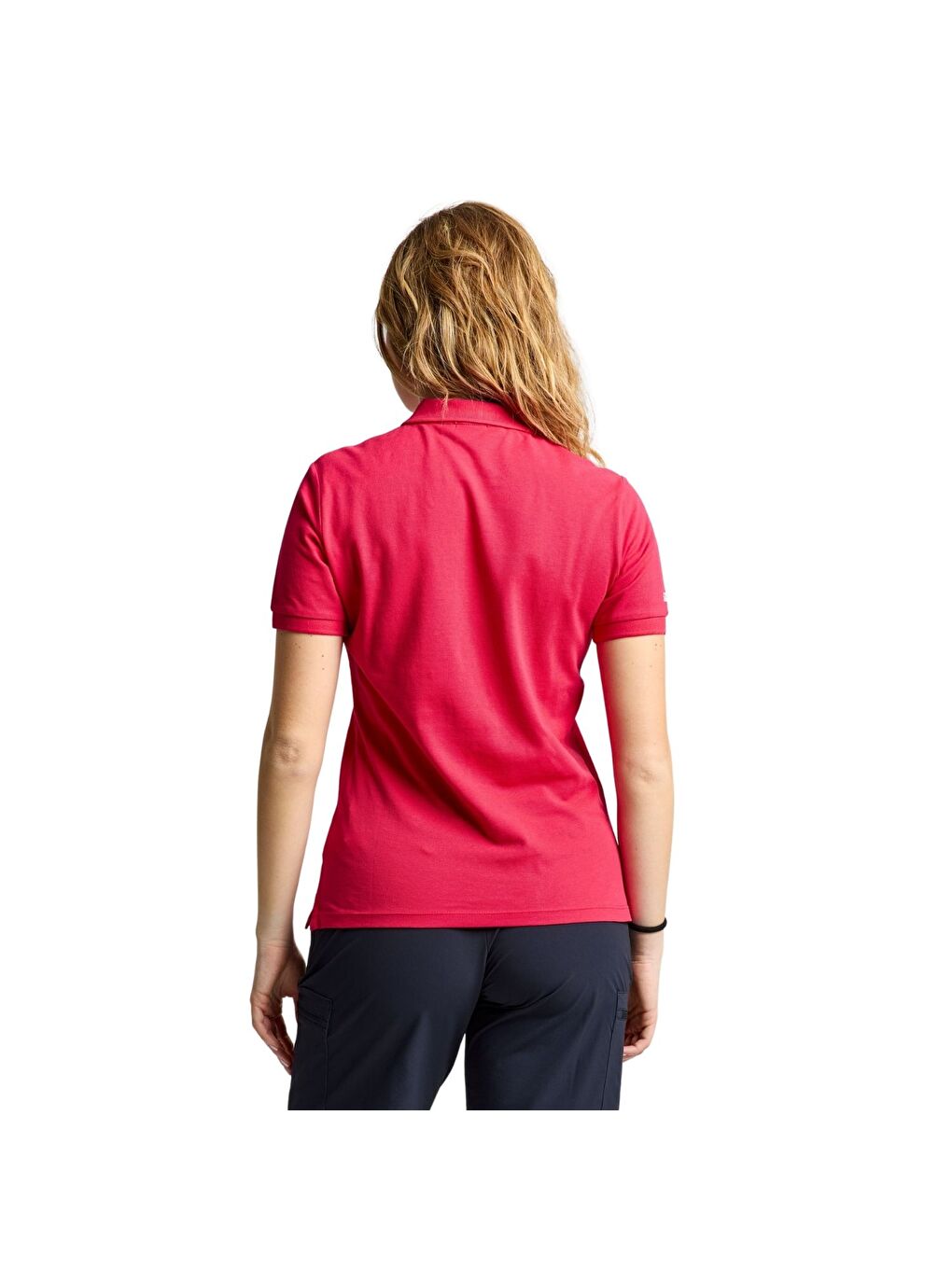 Deck Ws Polo Ss Kadın Pembe Polo Tişört-3