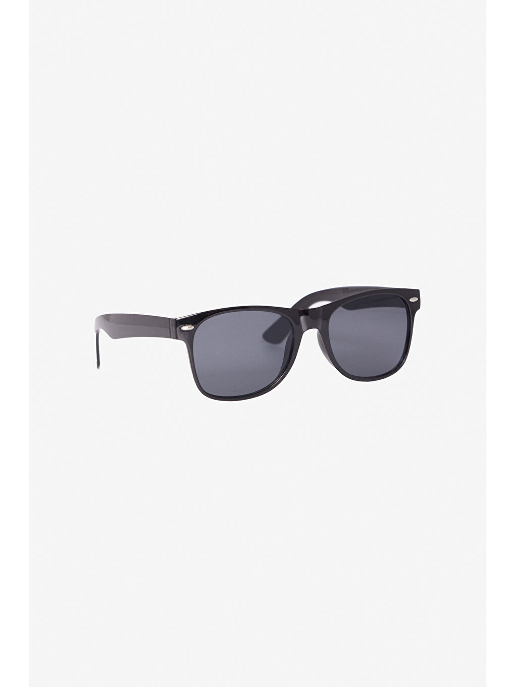 Erkek Siyah UV 400 Korumalı Kemik Güneş Gözlüğü-1