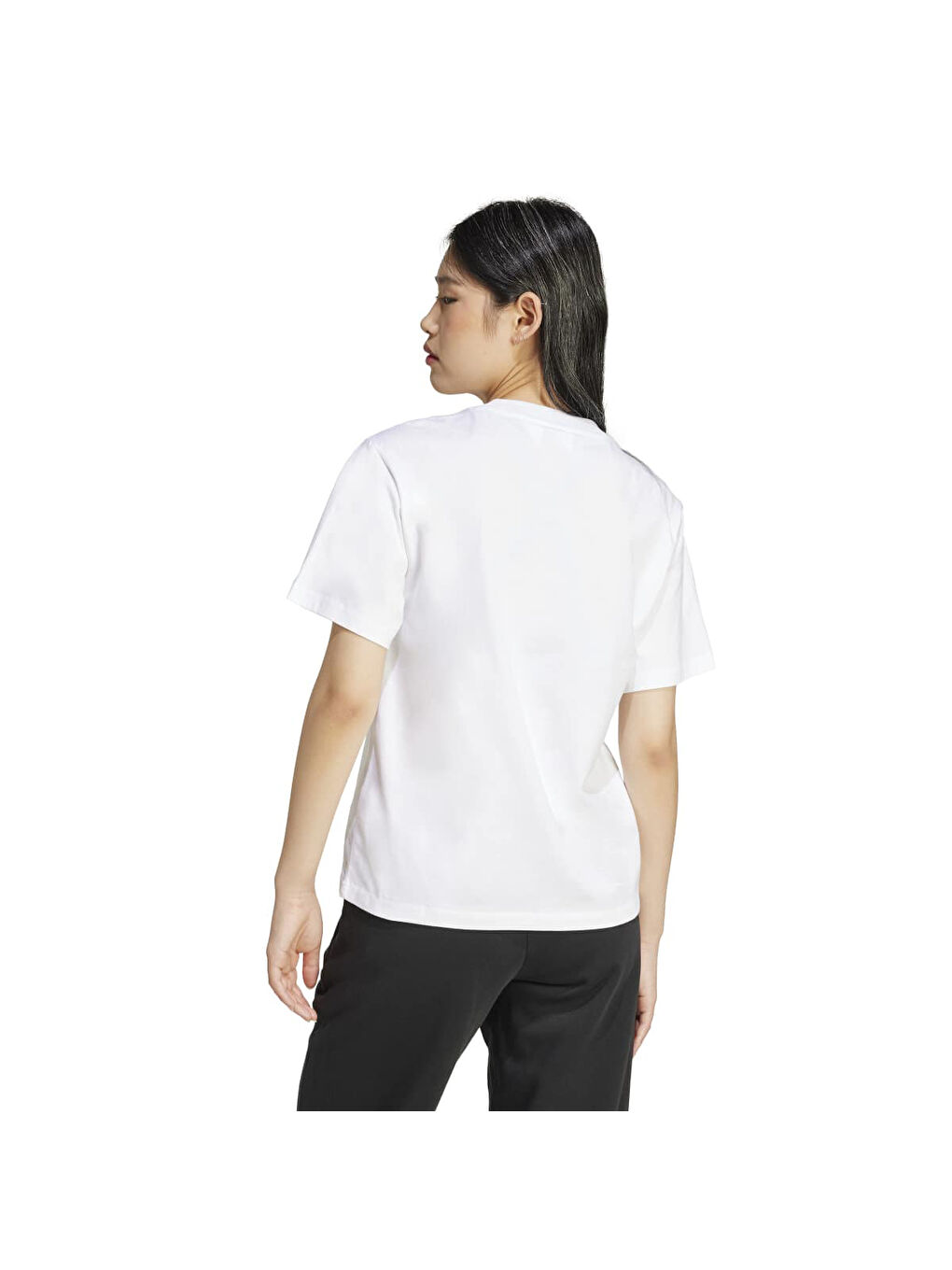 Essentials Small Logo Pamuk Kadın Beyaz Tişört-1