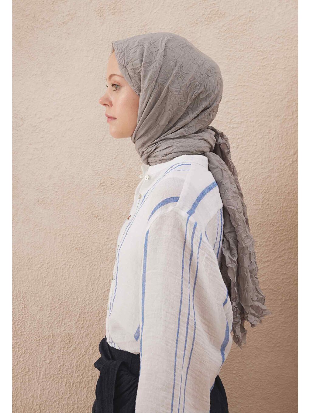 Vual Crash Şal Köz Grisi-3