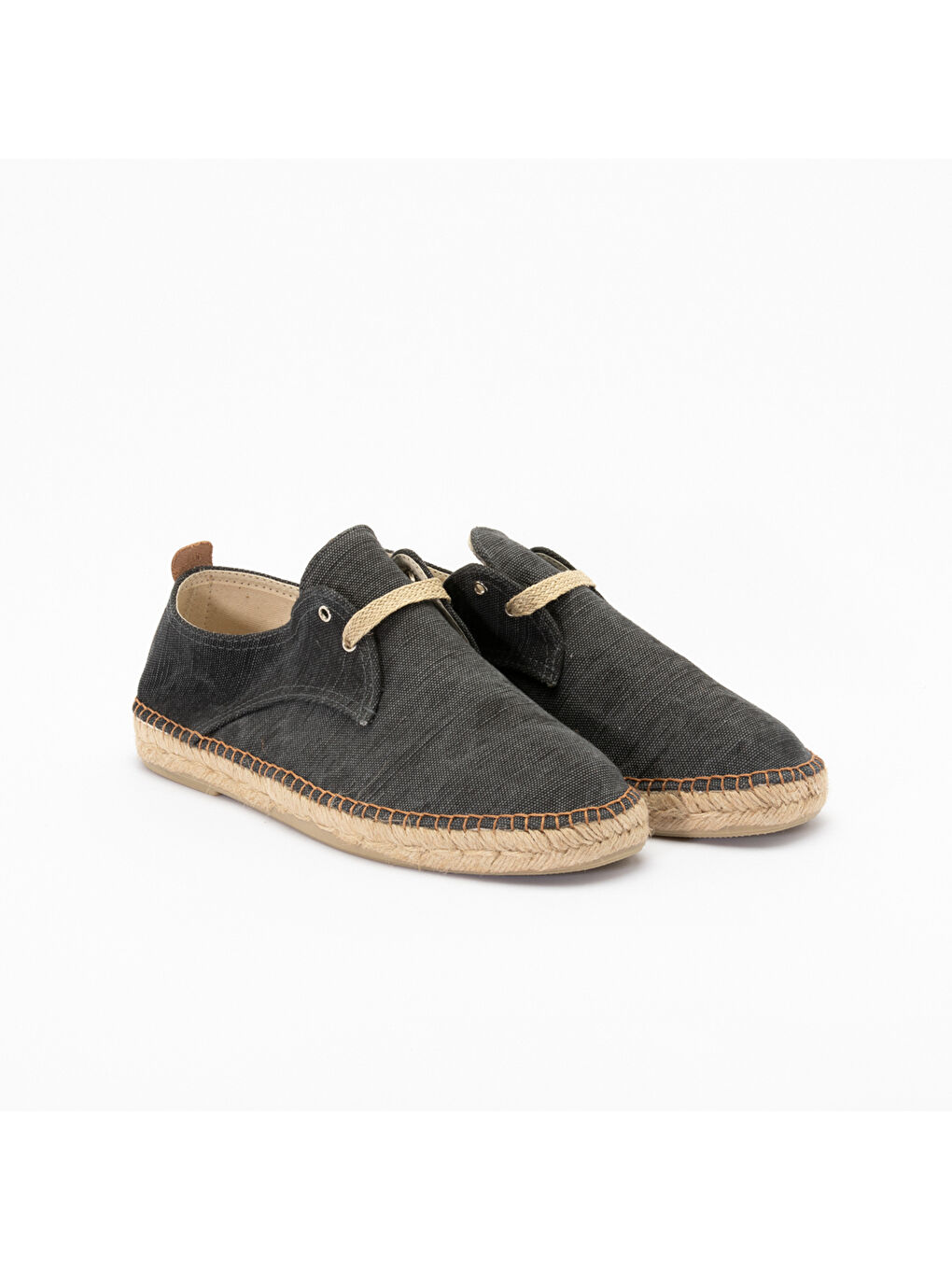 Siyah Erkek Espadril / Keten Dıxon Black-1