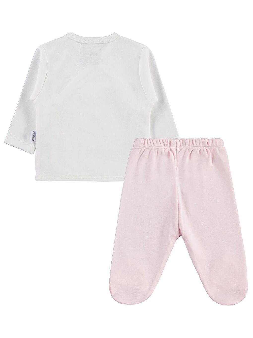 Arı Desenli 5'li Zıbın Takımı - Pembe 0-1 Ay-1