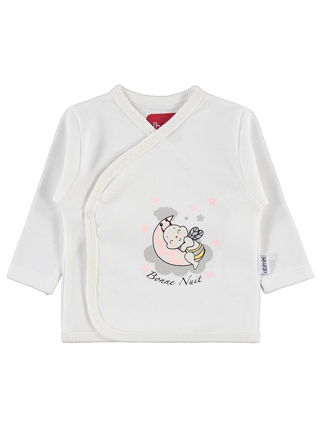 Arı Desenli 5'li Zıbın Takımı - Pembe 0-1 Ay-2