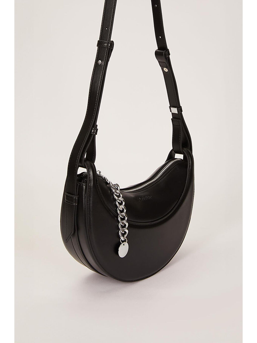 Birleştirilebilir Askılı Deri Çanta 930624 Siyah-2