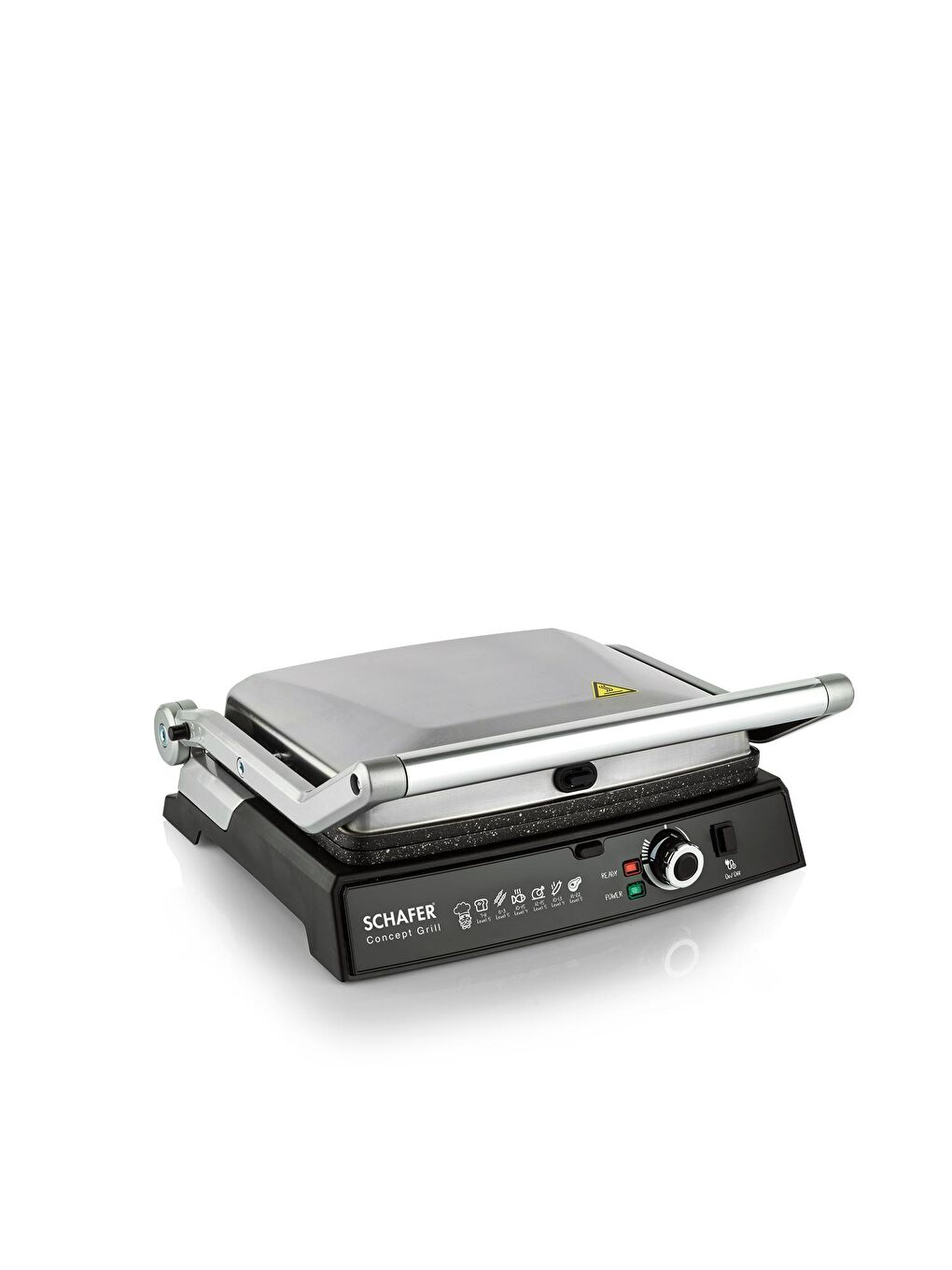 SCHAFER Gümüş Concept Grill Tost Makinesi-Inox - 5