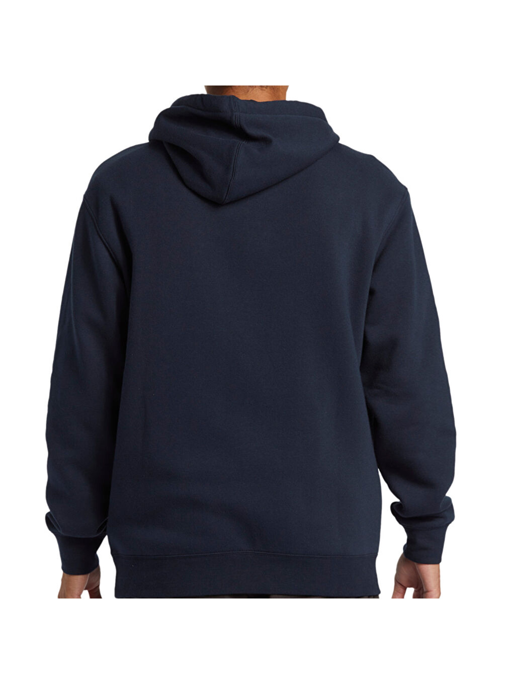 Lacivert Big Logo Hoodie Erkek Mavi Kapüşonlu Sweatshirt-2