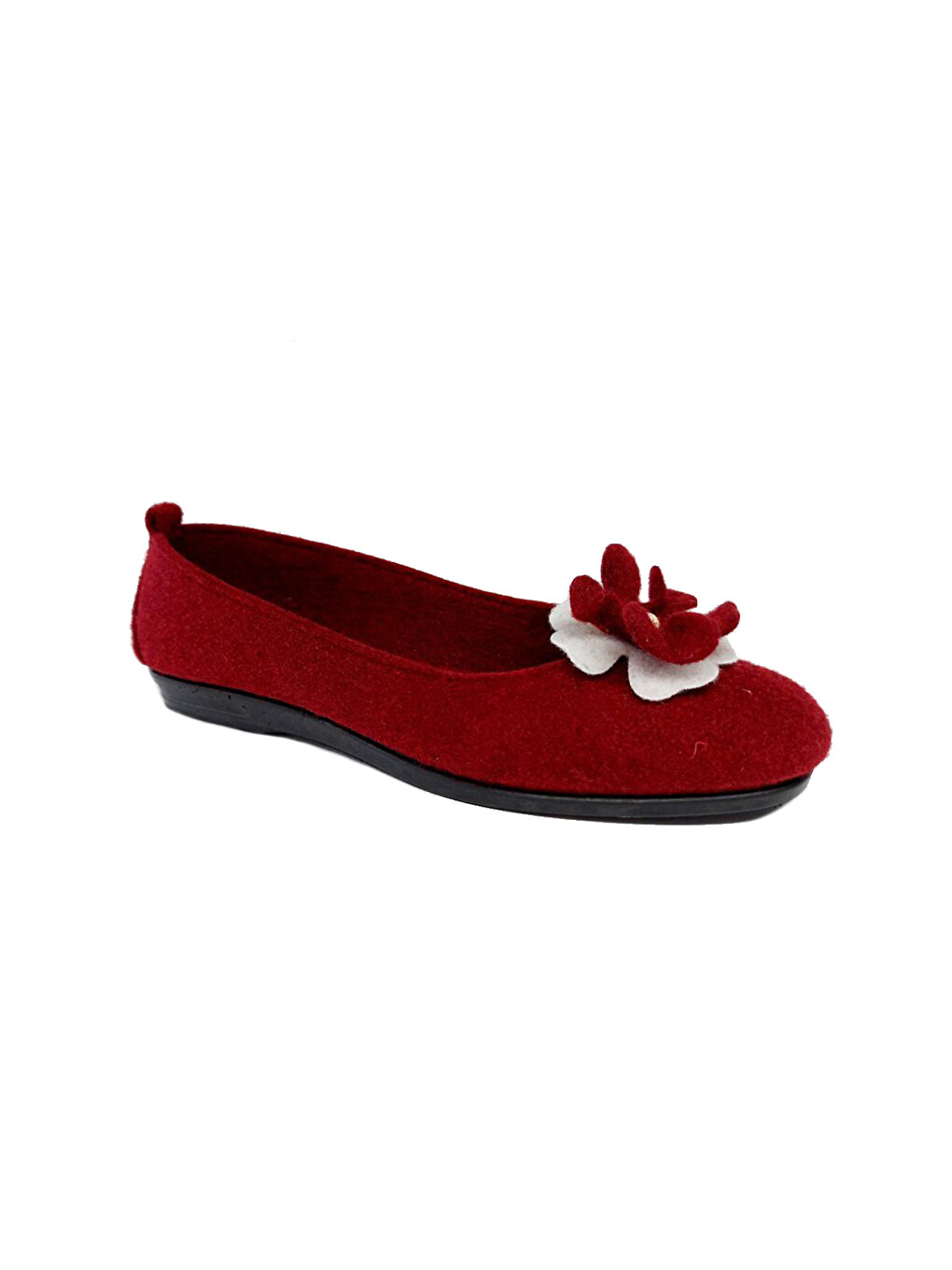 Bordo Kadın Babet 2023 BALLERINA WOOLINE-2