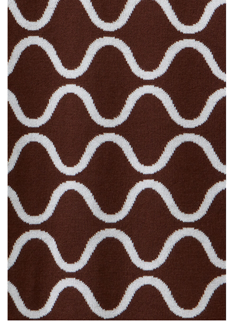 Kadın Kahverengi 100 Pamuk Baklava Desenli Hırka-7