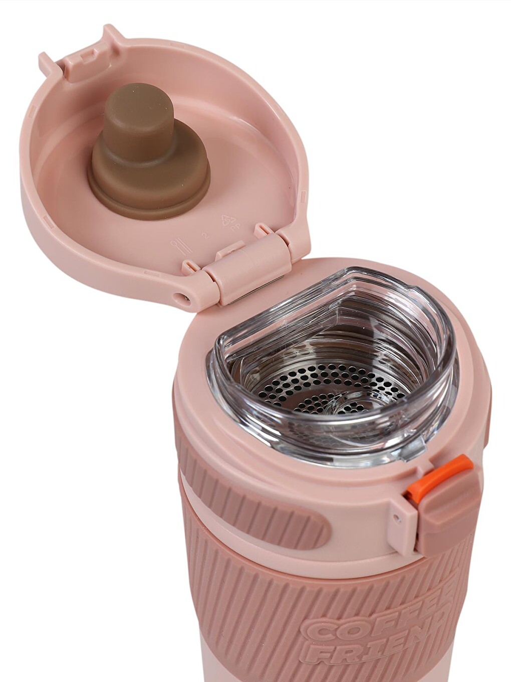 Çelik Termos 450 Ml - Pembe-1