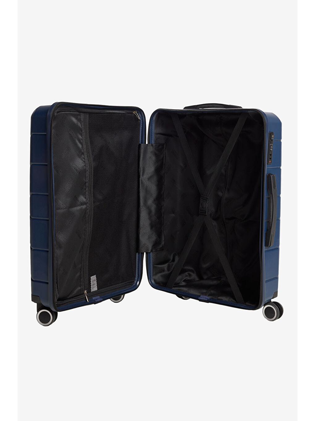 Erkek Lacivert Orta Boy Valiz-3