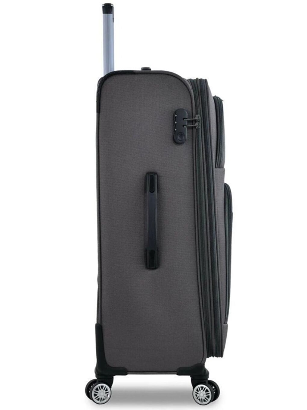 Unisex Gri Kumaş Büyük Boy Valiz Fsl010byk-1